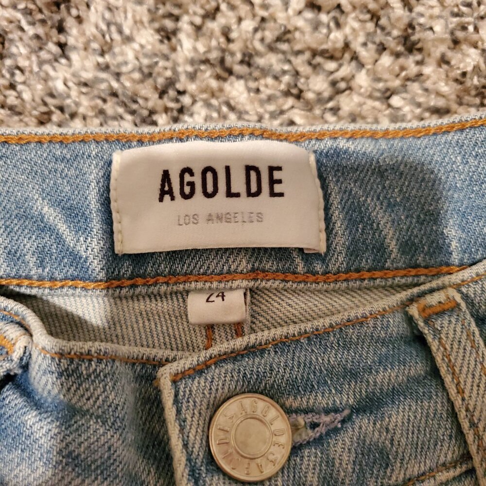 Agolde Nico High Rise Slim Jeans Embark Wash - Picture 4 of 6